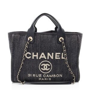 Chanel Denim Deauville Small Tote
